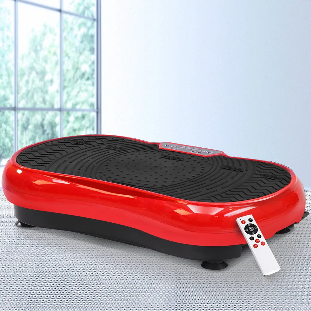 Vibrating Exercise Platform Fat Burning Powerfit Slim Body Shaper Machine Red