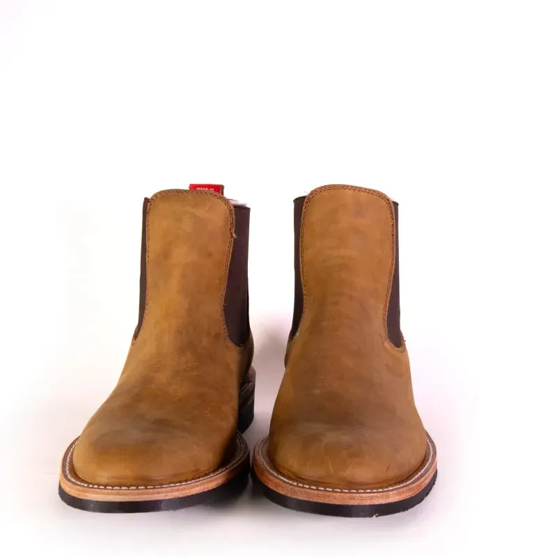 Wholecut Chelsea Boot - Brown Nubuck