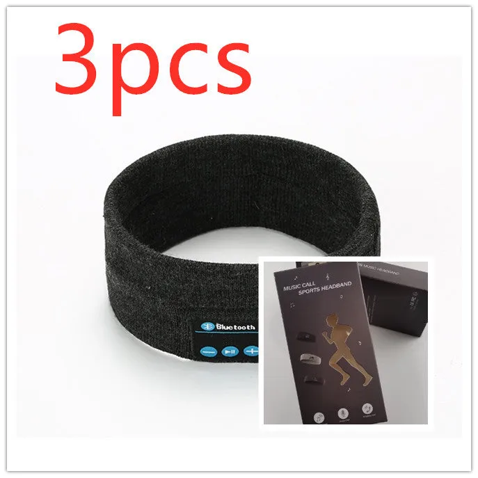 Wireless Bluetooth Headband Outdoor Fitness Yoga Magic Hat Hands With Free Music Calls