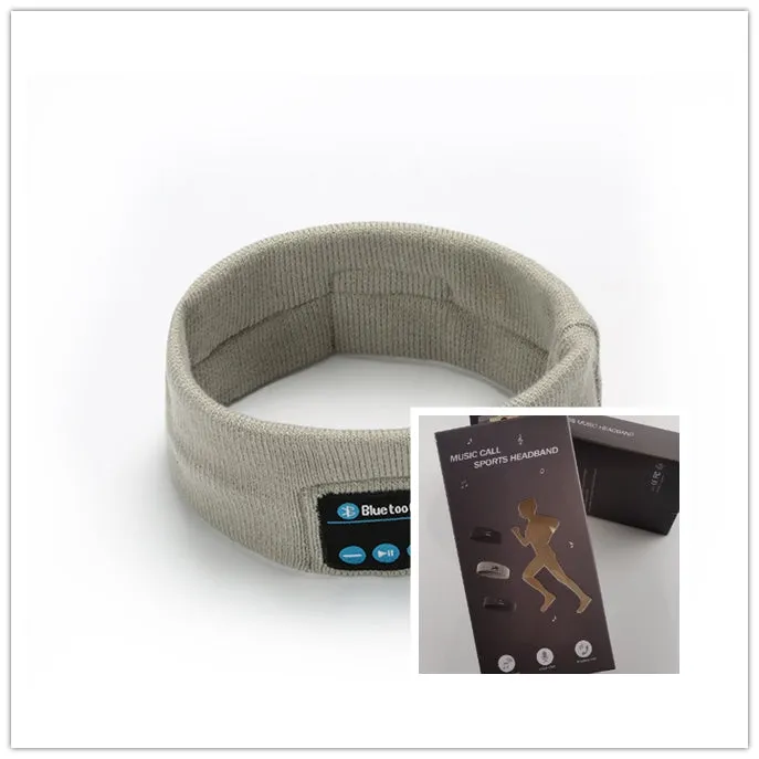 Wireless Bluetooth Headband Outdoor Fitness Yoga Magic Hat Hands With Free Music Calls