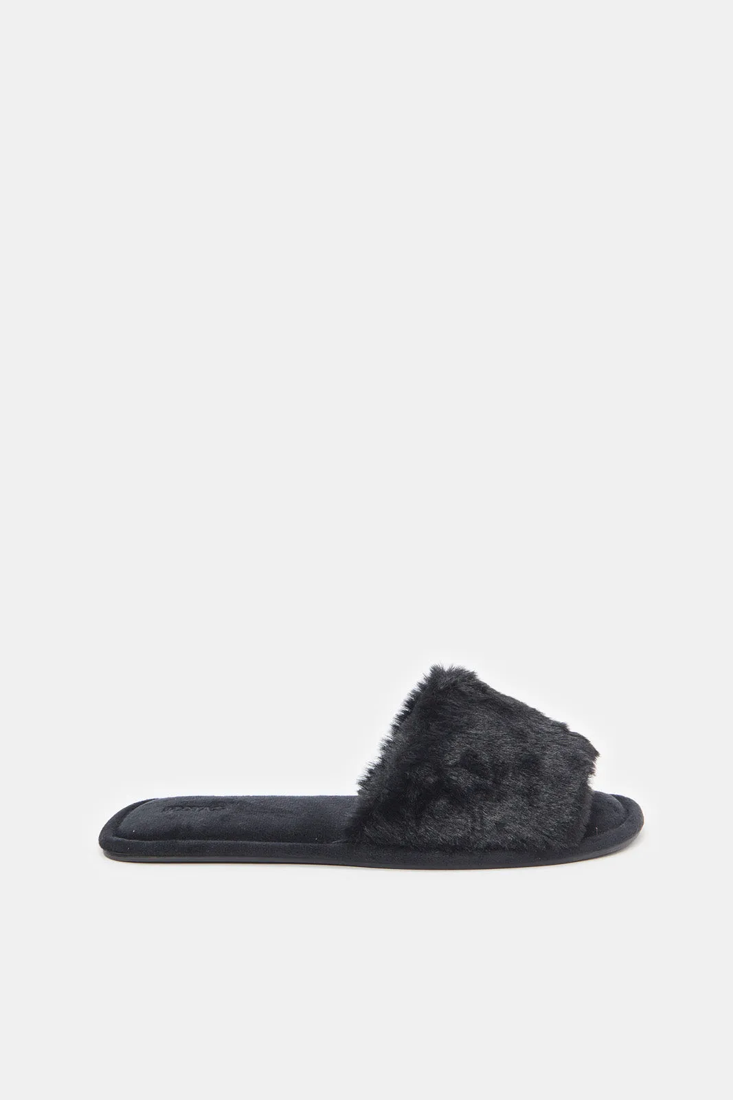 Women Black Classic Slipper