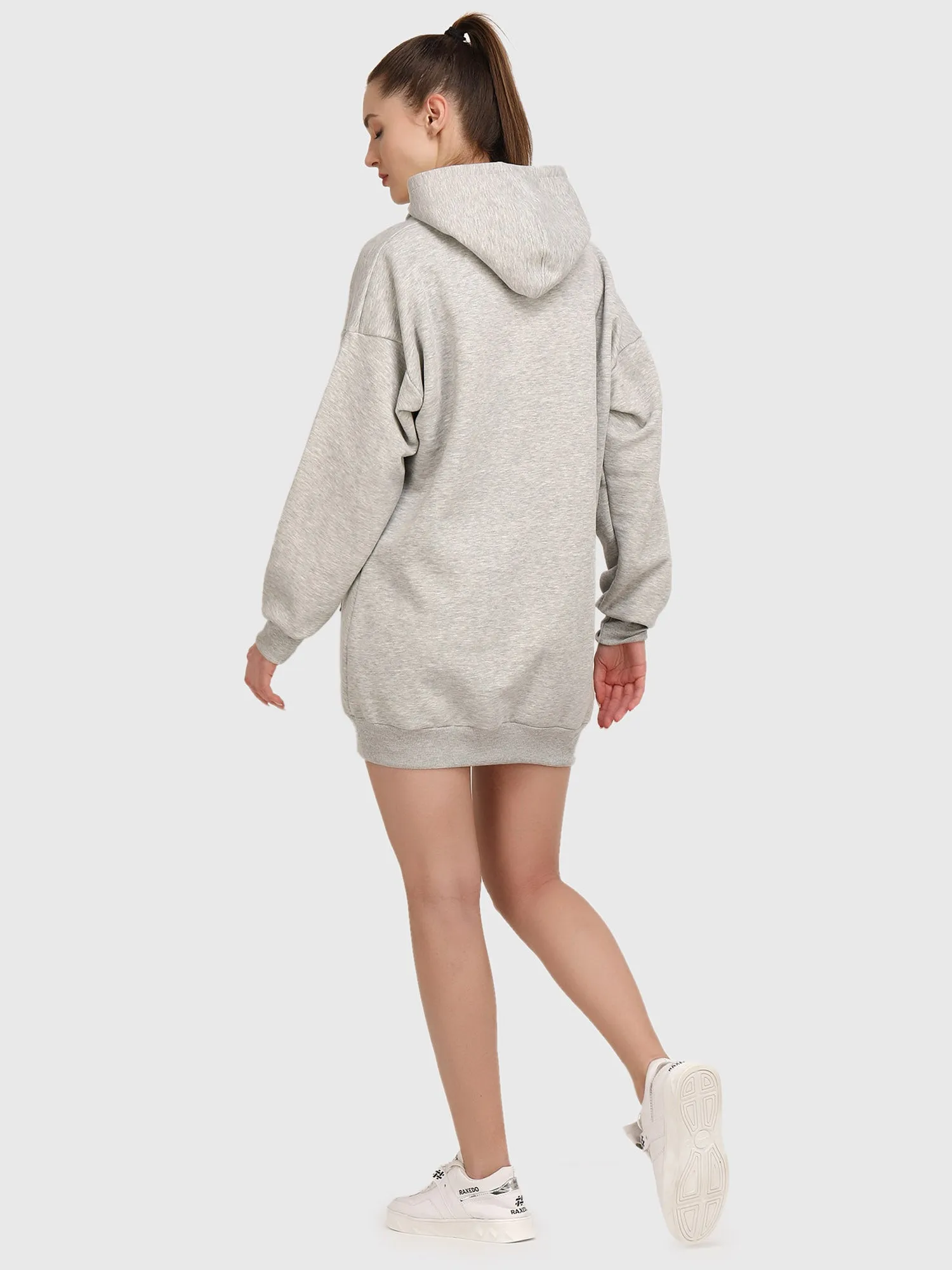 Women Hoodie Dress - Oversize Hoodie Dress