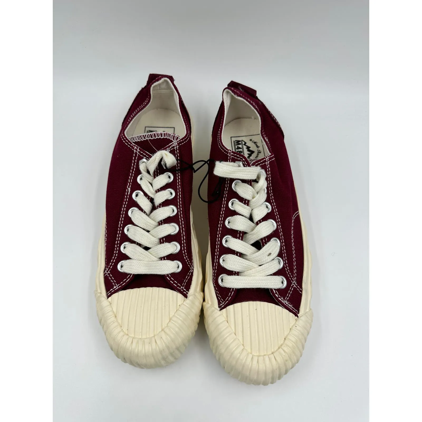 Women's Size 6, Velvet Red Canvas Sneaker with Chunky Sole for Ultra Support