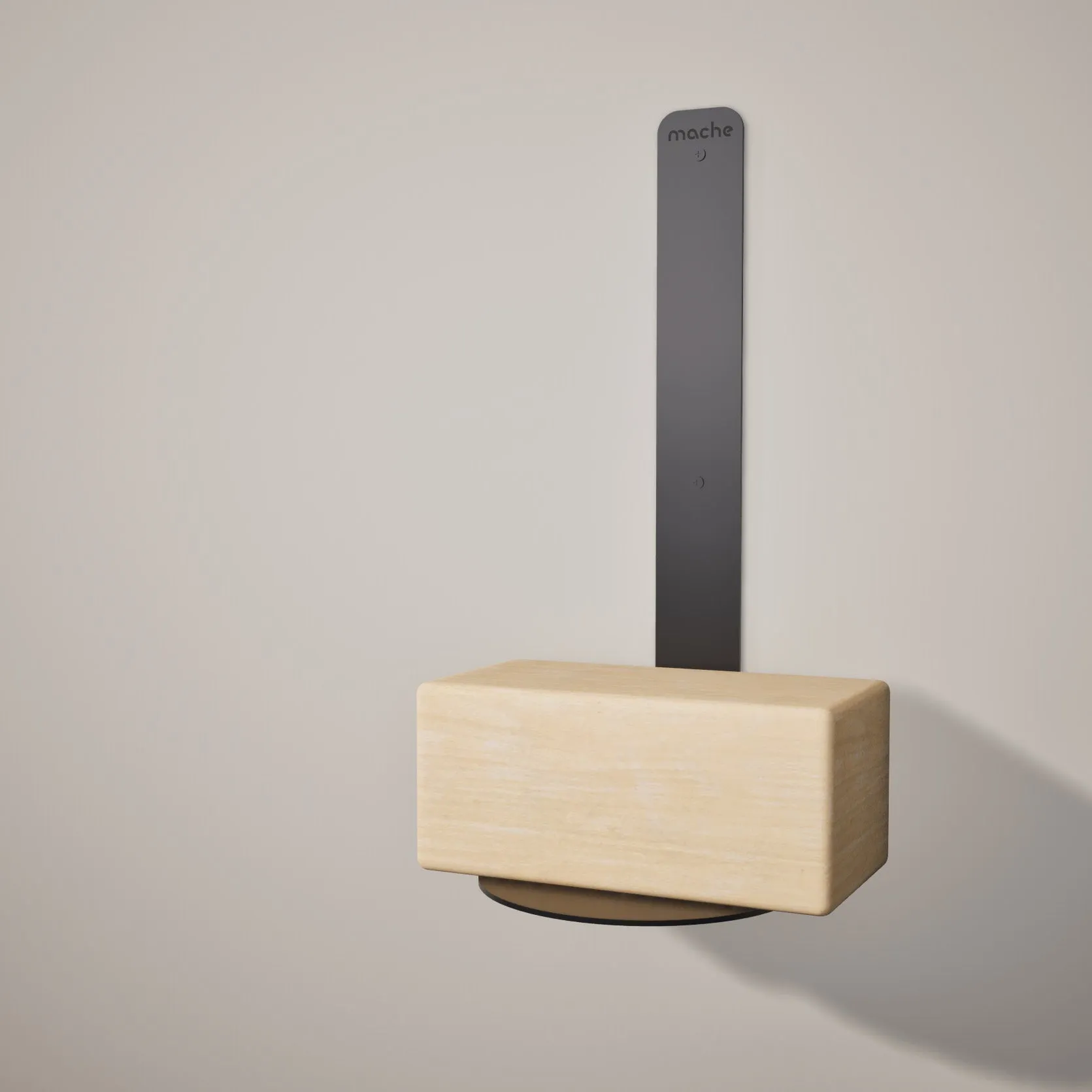 Yoke Yoga Block Wall Bracket | Black