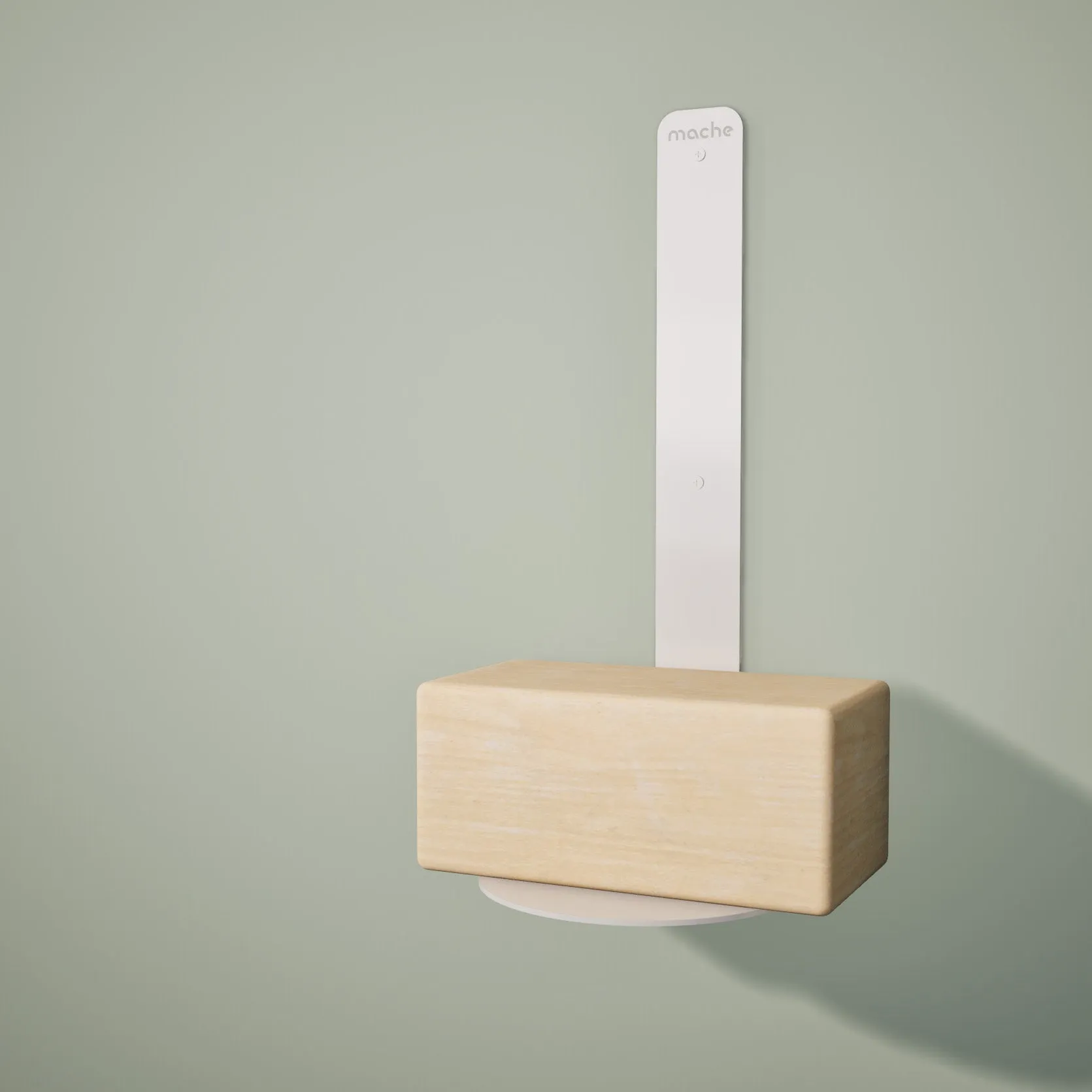 Yoke Yoga Block Wall Bracket | White