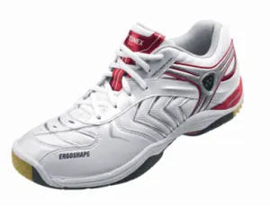 Yonex SHB-92MX Power Cushion Men's Court Shoes, White / Red